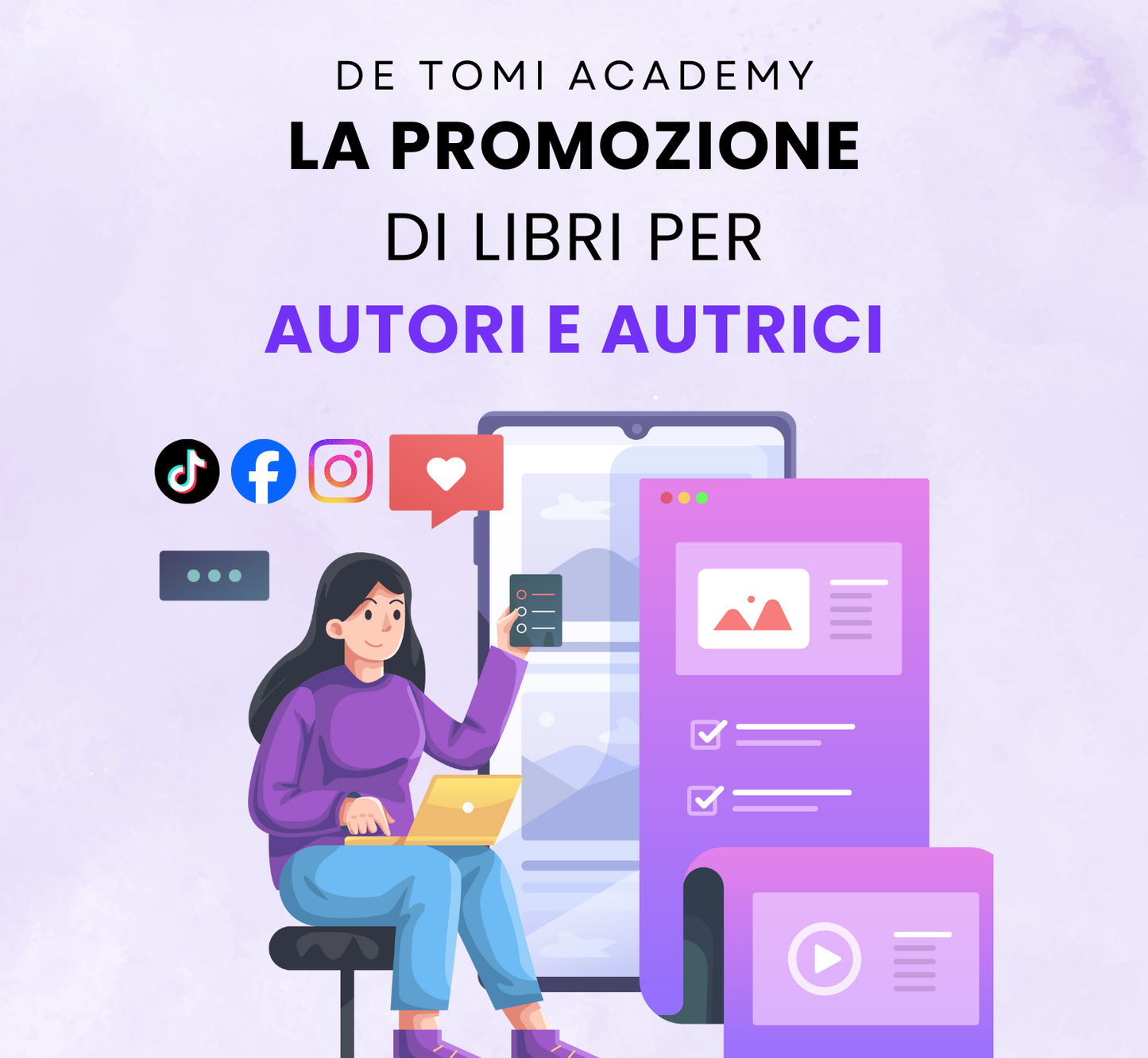 Corso: "La promozione di libri per autori e autrici"