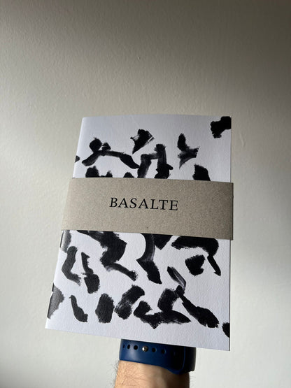Quaderno A5 "Basalte" | Interno in carta bianca